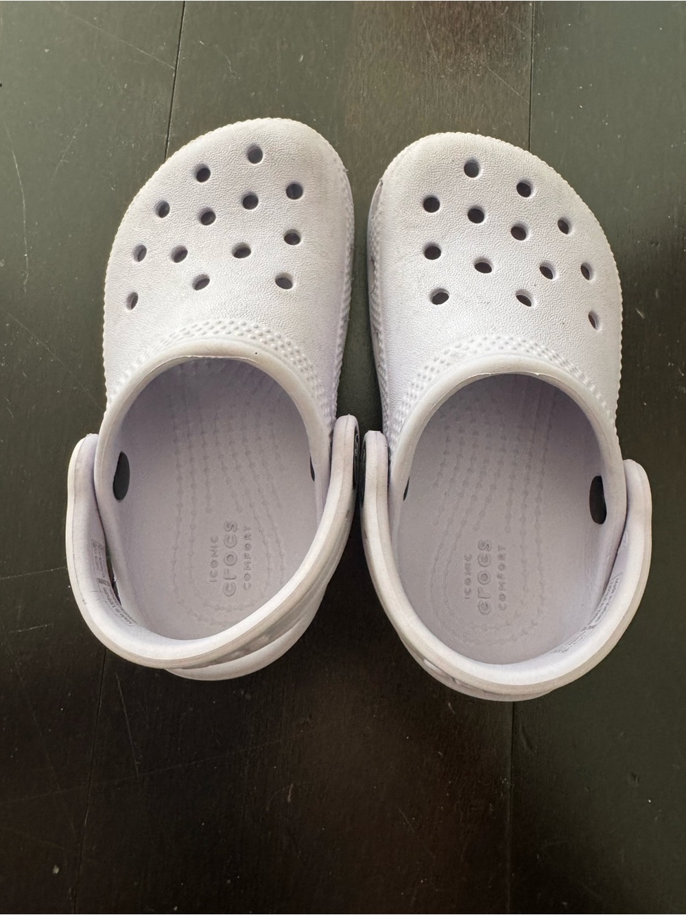 CROCS Kids' Classic Clogs in Light Lavender